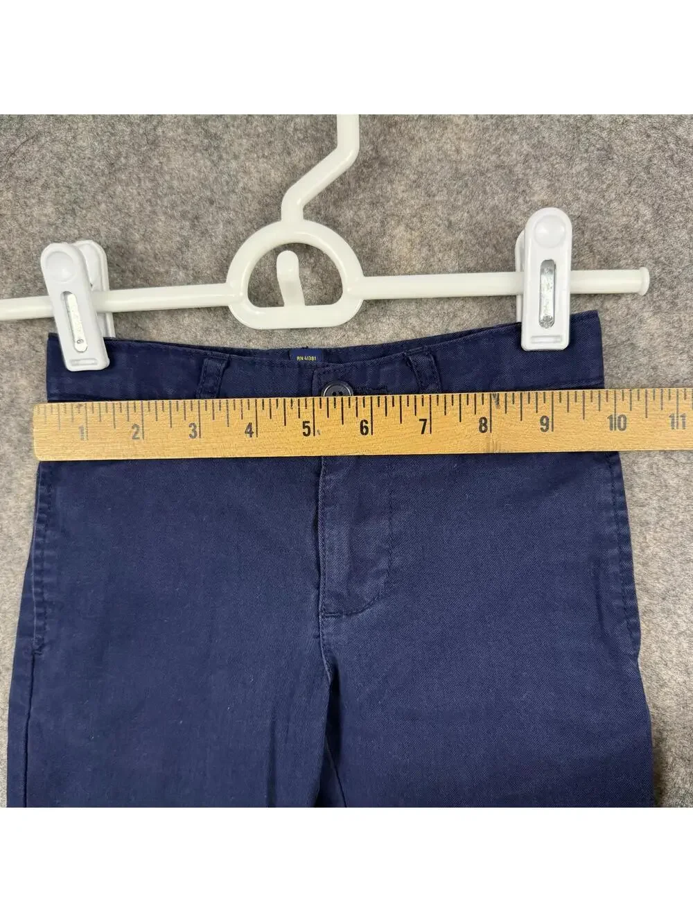 Polo Ralph Lauren Boy’s Pants Button Zip Navy Blue Size 2T Stretch 488